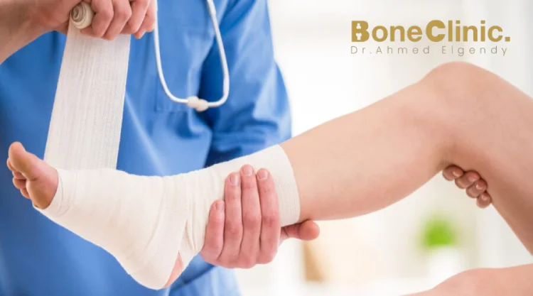 علاج التواء الكاحل