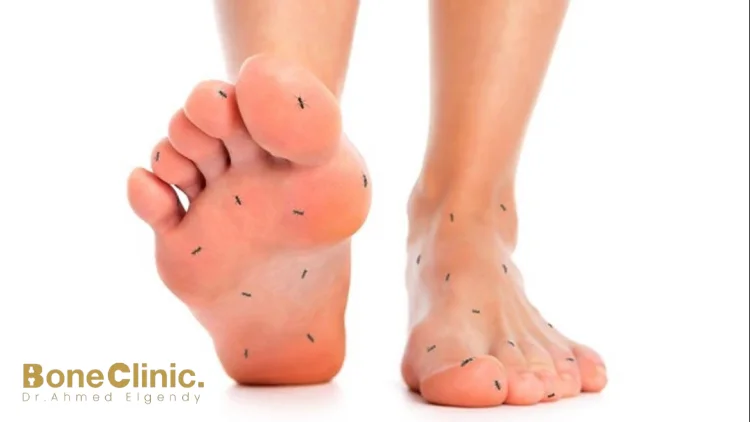 ما هو سبب تنميل القدمين؟