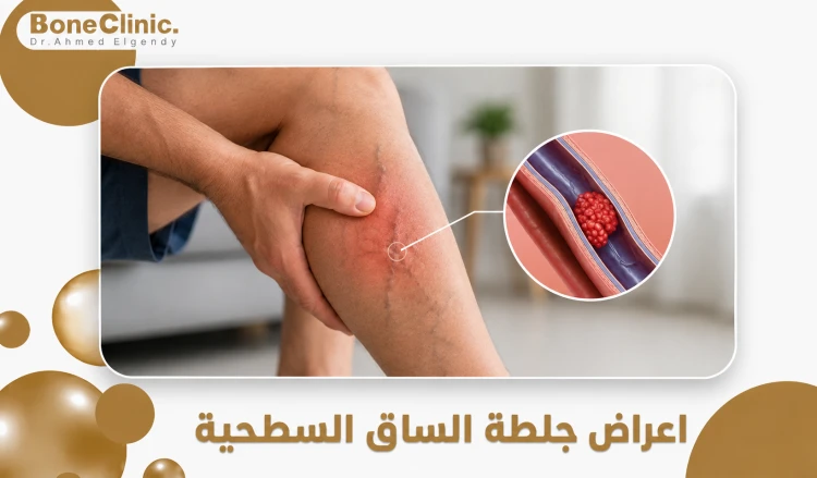 اعراض جلطة الساق السطحية