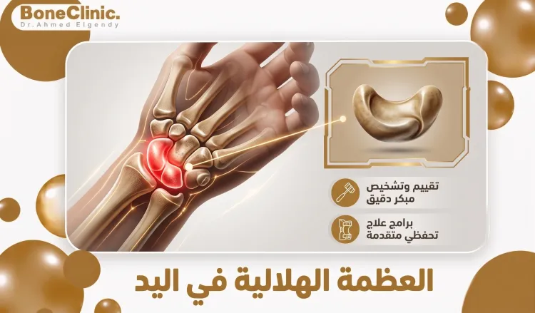 العظمة الهلالية في اليد العظمة الهلالية في اليد