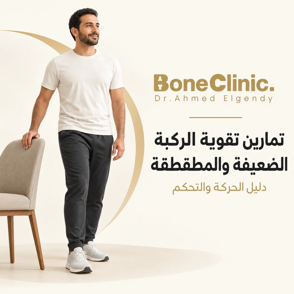 تمارين تقوية الركبة الضعيفة والمطقطقة