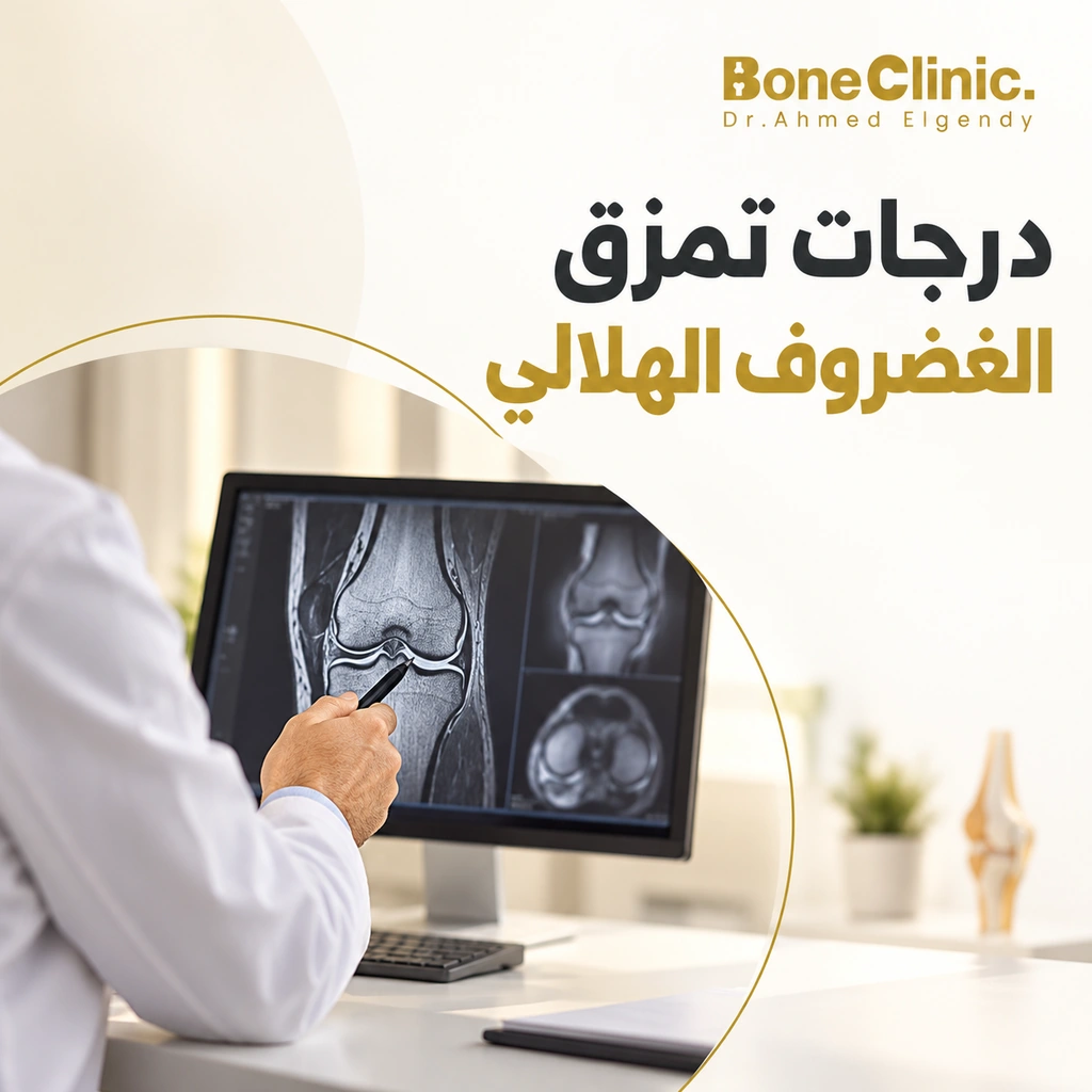 درجات تمزق الغضروف الهلالي